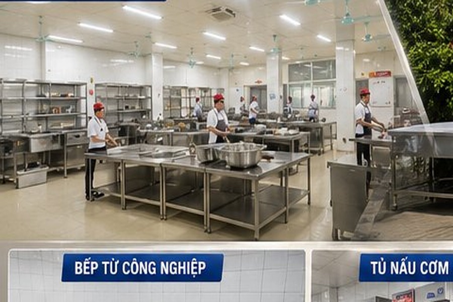 Hệ thống bếp nhà hàng tại Hà Nội